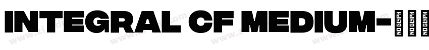 Integral CF Medium字体转换